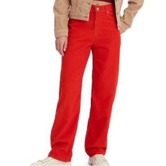 Levi’s 28 x 31 Corduroys Jeans ‘94 Baggy Valiant Poppy Corduroy straight leg NWT - Picture 4 of 9